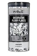 JERRY'S PAINT & WLP CENTER,INC Transform any concrete floor into a beautiful surface with Insl-x Decorative Floor Flakes. Easy to use and available in seven different color combinations, these flakes can disguise surface imperfections and help hide dirt.

Great for residential and commercial floors:

Garage Floors
Basements
Driveways
Warehouse Floors
Patios
Carports
And moreboom