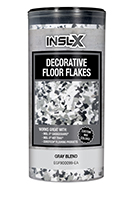 JERRY'S PAINT & WLP CENTER INC Transform any concrete floor into a beautiful surface with Insl-x Decorative Floor Flakes. Easy to use and available in seven different color combinations, these flakes can disguise surface imperfections and help hide dirt.

Great for residential and commercial floors:

Garage Floors
Basements
Driveways
Warehouse Floors
Patios
Carports
And moreboom