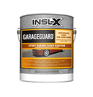 JERRY'S PAINT & WLP CENTER INC GarageGuard is a water-based, catalyzed epoxy that delivers superior chemical, abrasion, and impact resistance in a durable, semi-gloss coating. Can be used on garage floors, basement floors, and other concrete surfaces. GarageGuard is cross-linked for outstanding hardness and chemical resistance.

Waterborne 2-part epoxy
Durable semi-gloss finish
Will not lift existing coatings
Resists hot tire pick-up from cars
Recoat in 24 hours
Return to service: 72 hours for cool tires, 5-7 days for hot tiresboom